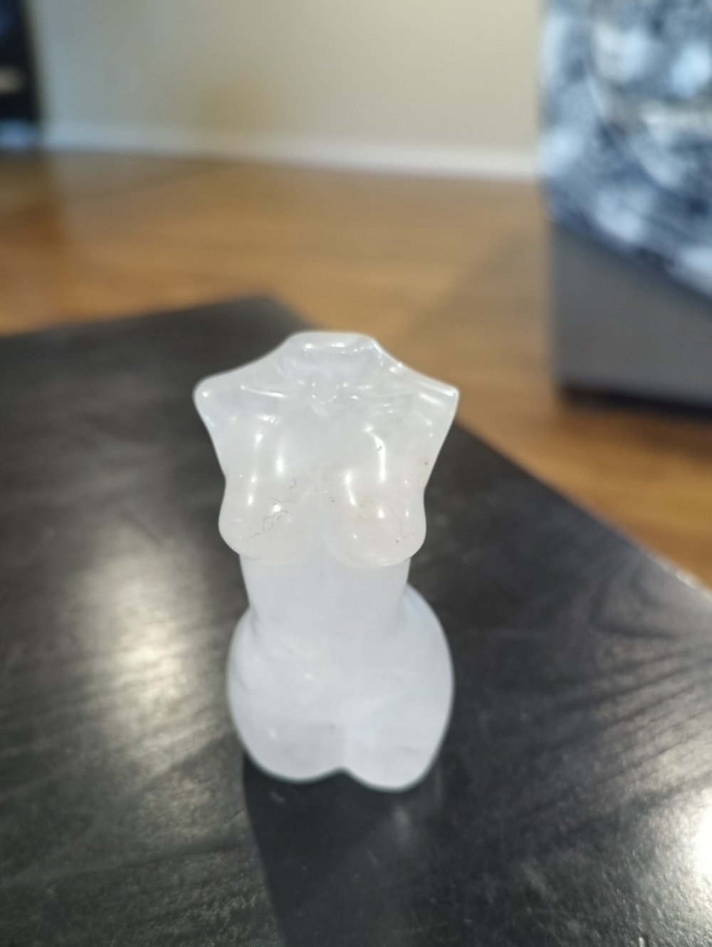 Crystal Female Torso Sculpture - Quartz